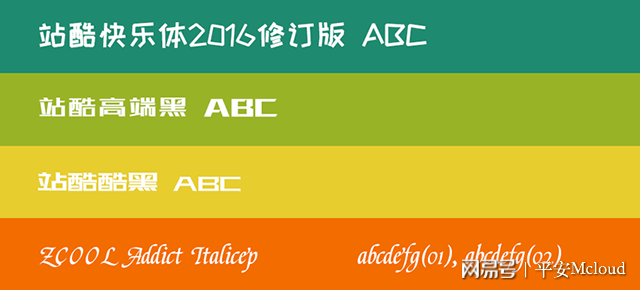 免費商用字體: 推薦幾款常用的可商業授權字體下載